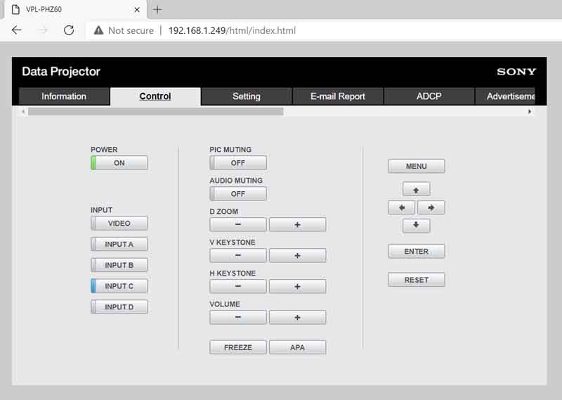 vpl phz60 LAN Interface